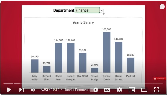 video thumbnail about Create Dynamic Charts in Excel